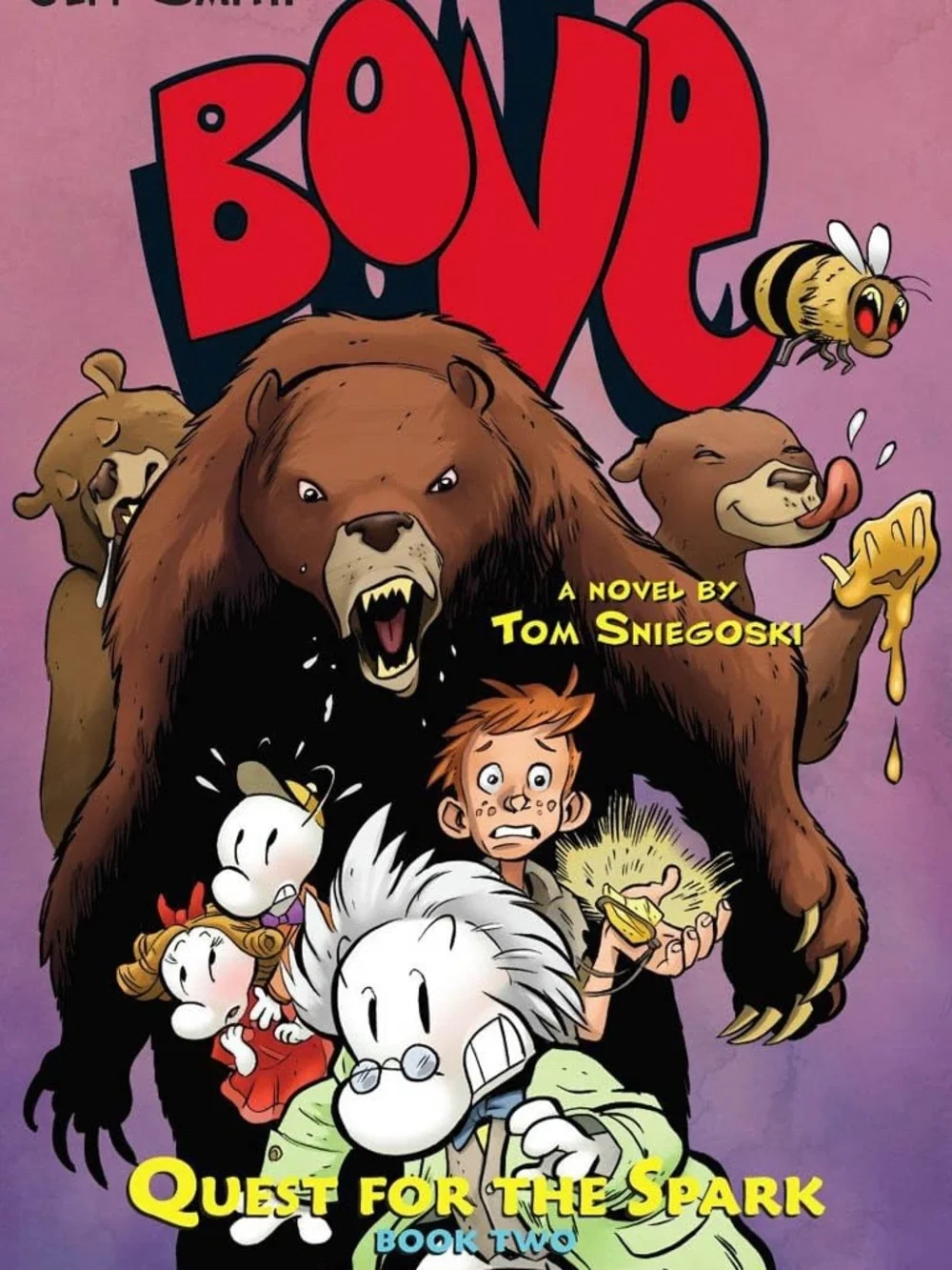 Bone: Quest For The Spark Adventure Books (Book 1, 2, and 3) Scholastic (3-pack)